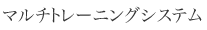 �}���`�g���[�j���O�V�X�e��