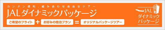�J���^���֗��E�g�ݍ��킹���R�ȃc�A�[�@JAL�_�C�i�~�b�N�p�b�P�[�W�@����]�̃t���C�g+���D�݂̏h���v�������I���W�i���p�b�P�[�W�c�A�[