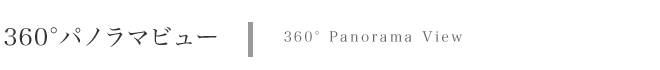 360���p�m���}�r���[�@360��Panorama View
