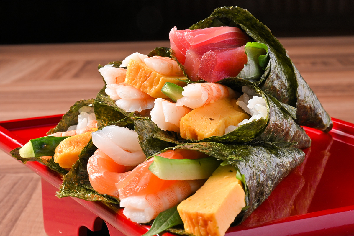 手巻き寿司づくり