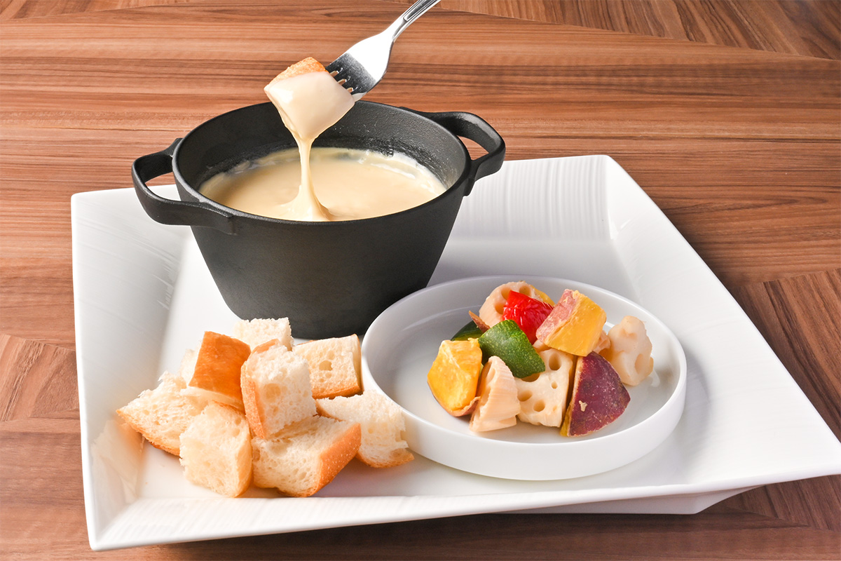 チーズフォンデュ