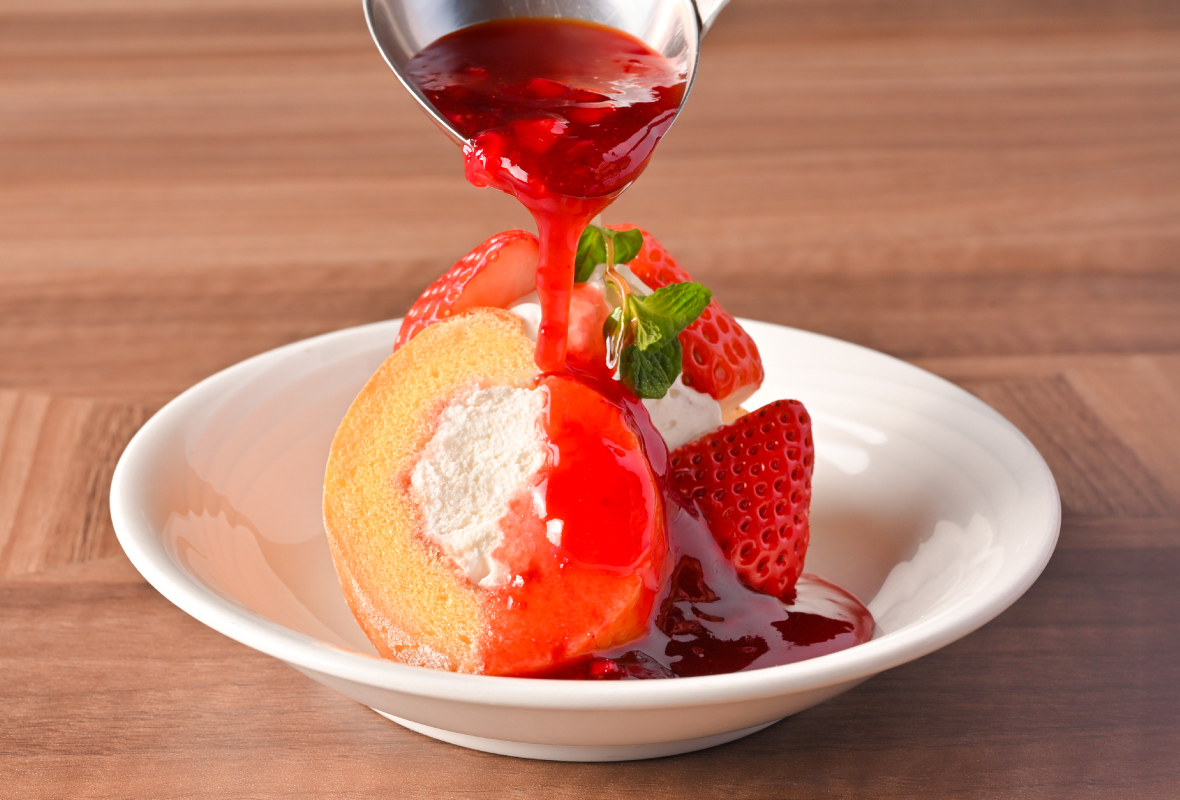 ココナッツプリン＆甘夏ゼリー